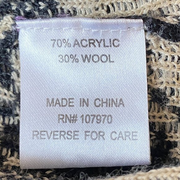 Kerrits Wool Blend Equestrian Sweater Jacquard Horse ¼ Zip Riding Countryside-M - Picture 11 of 13